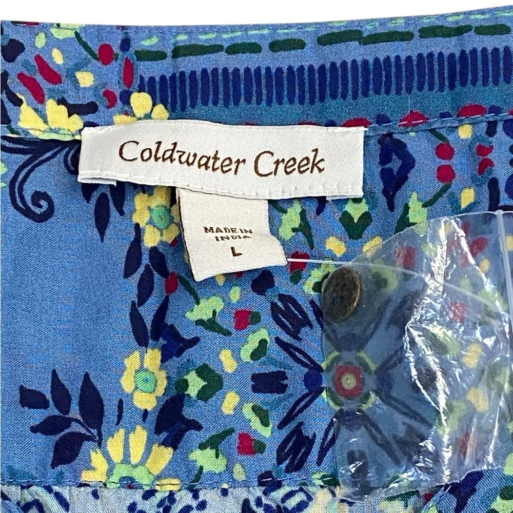 NWOT Coldwater Creek Patchwork Print Midi Dress - Picture 10 of 10